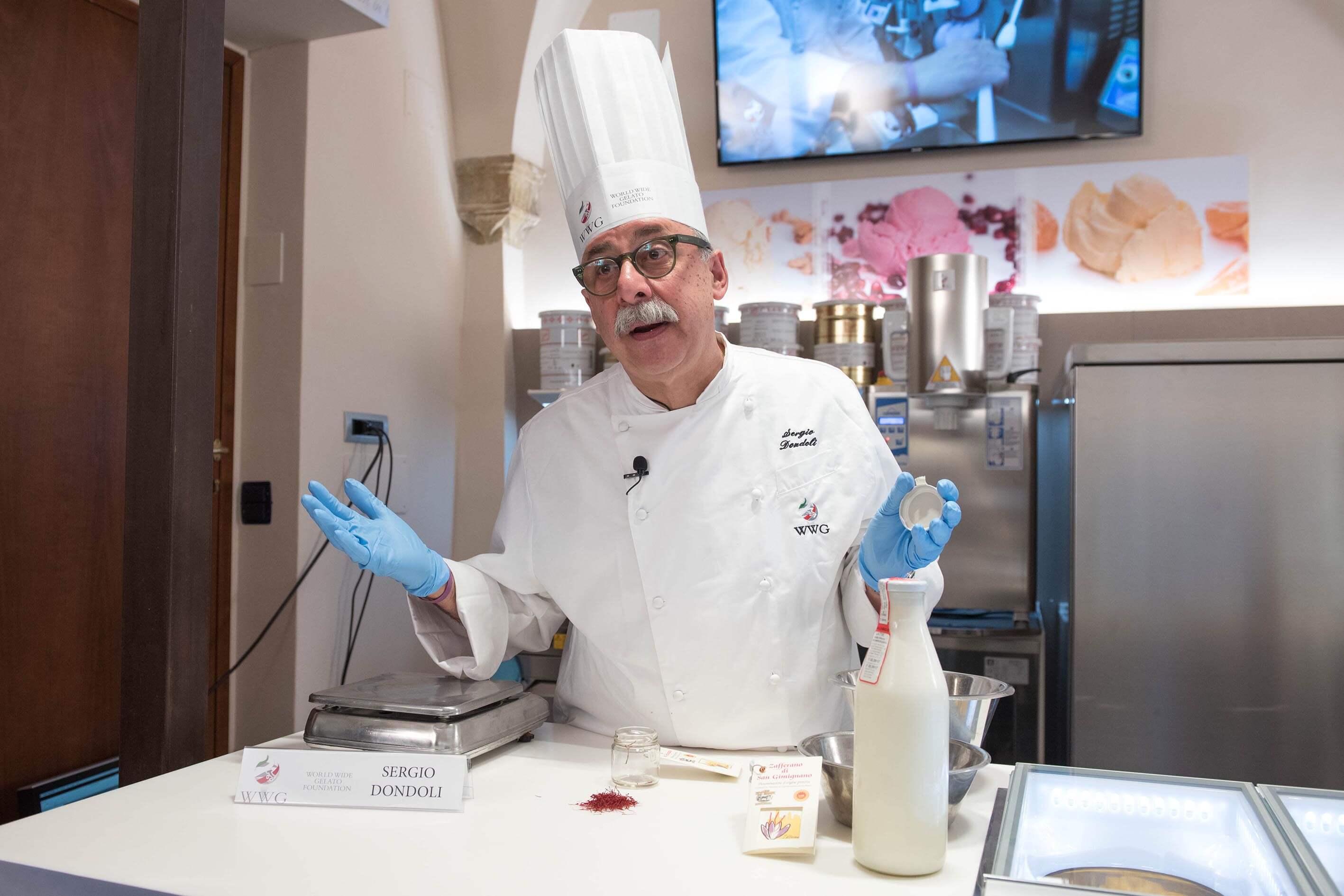 sergio dondoli gelato class san gimignano siena